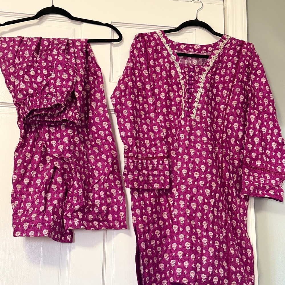 Pink Floral cords